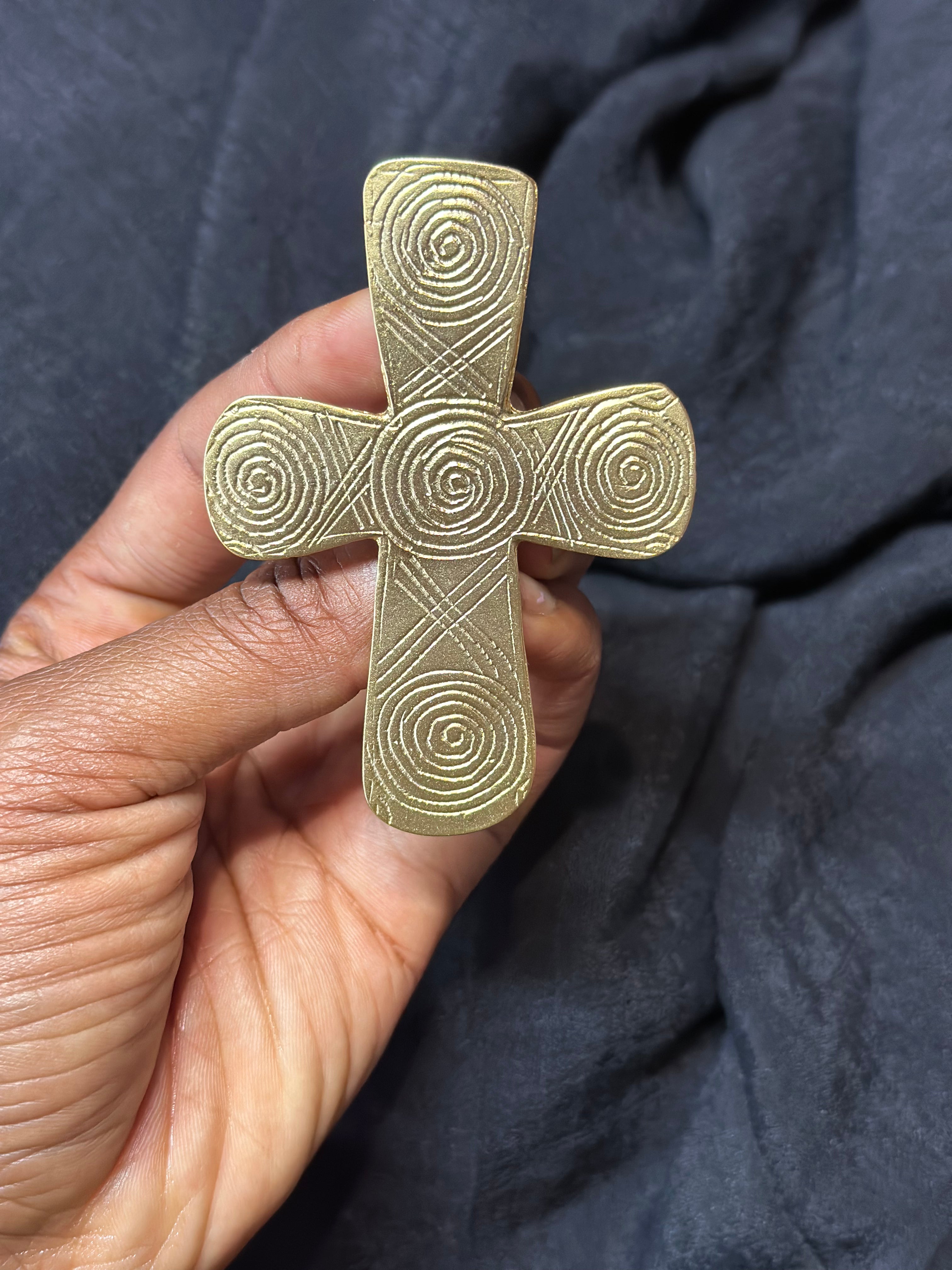 TRIBAL CROSS RING