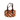 BROWN & TAN CHECKERED PURSE