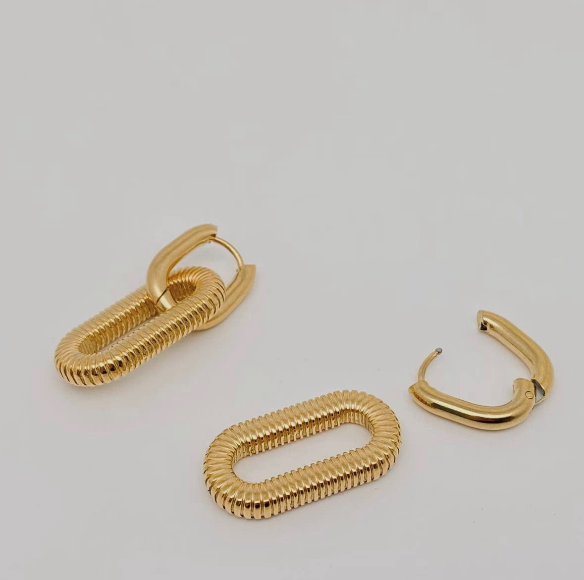 GOLD LINK EARRIGS